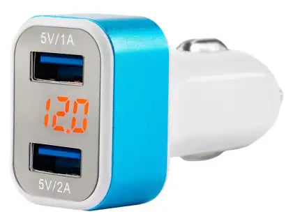 Voltmérős autós töltő